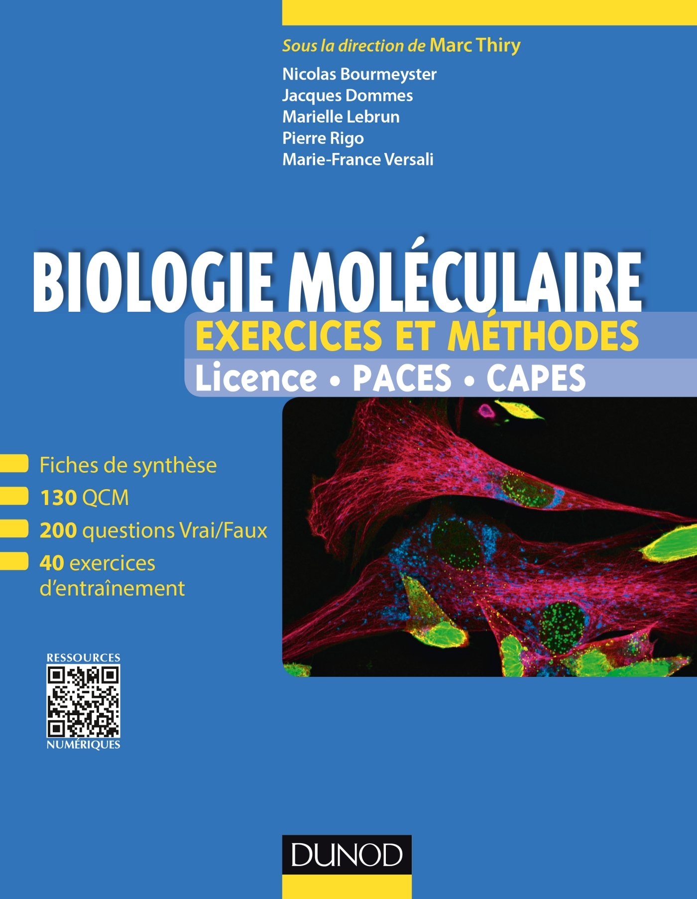 Biologie Moléculaire Exercices Et Méthodes Fiches De Cours Et 500 Qcm Et Exercices D 