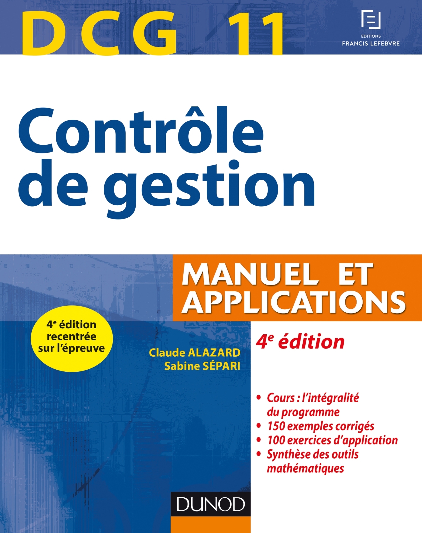 DCG 11 - Contrôle De Gestion - Manuel Et Applications - Livre DCG De ...