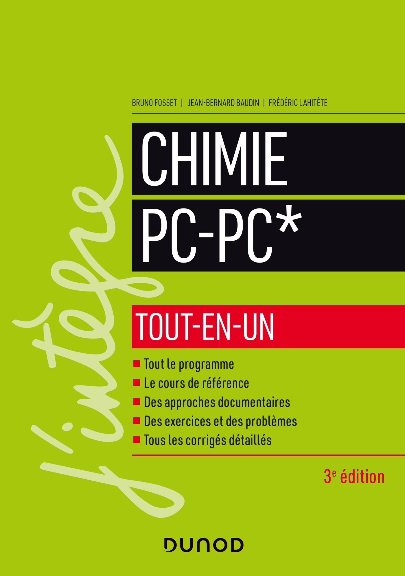 Chimie Tout En Un Pc Pc Livre Physique Chimie De Bruno - 