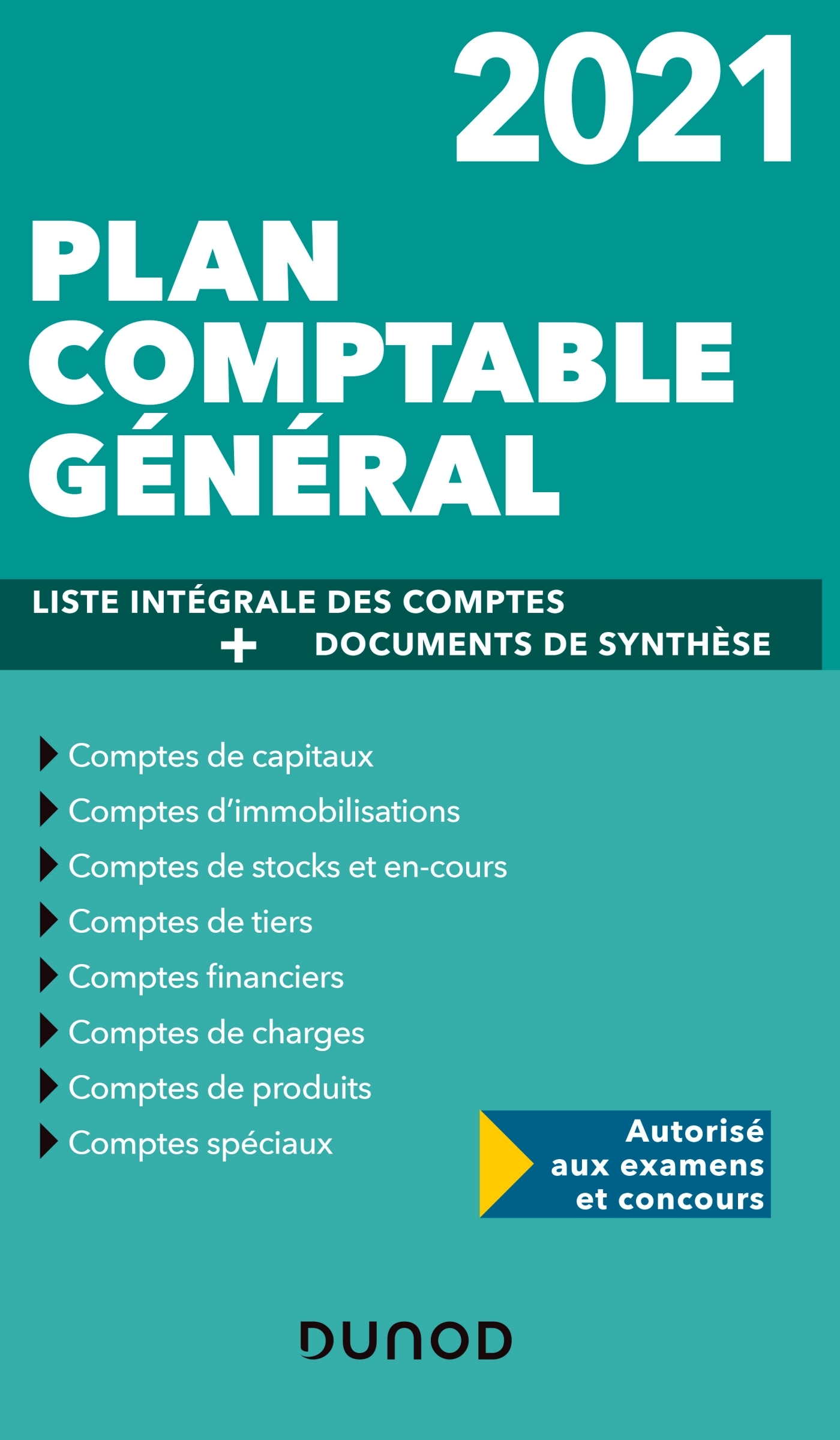 Plan Comptable Général 2021 Plan De Comptes And Documents De Synthèse Dépliant Séparé Livre 3625