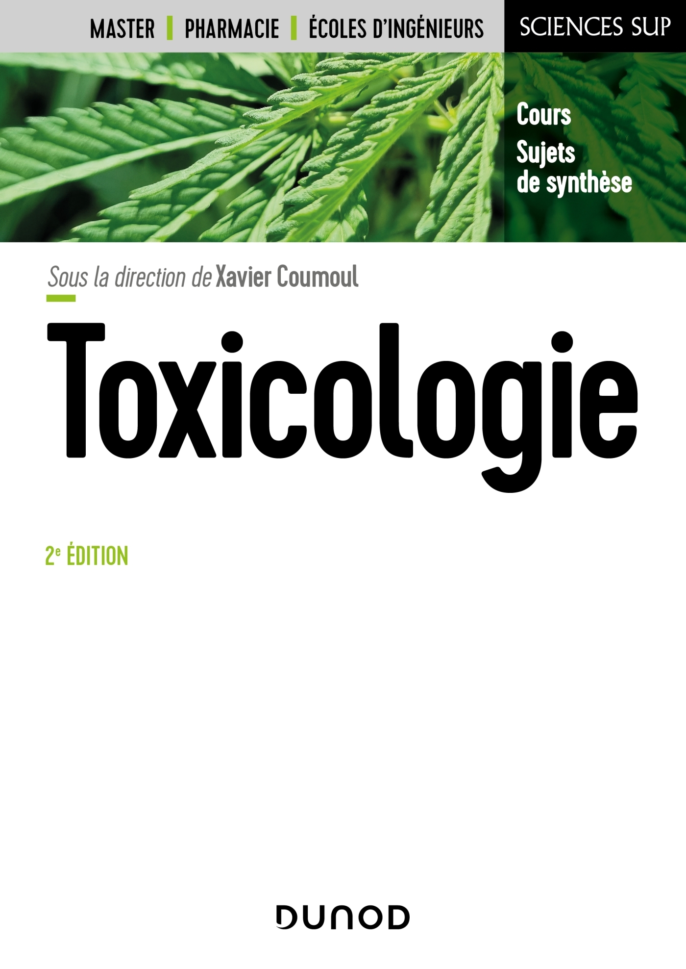 Toxicologie - Livre et ebook Sciences de la vie, santé et écologie de Xavier Coumoul - Dunod