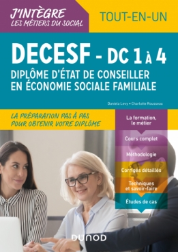 DECESF - DF 1 à 4 - Diplôme d'État de Conseiller en économie sociale familiale