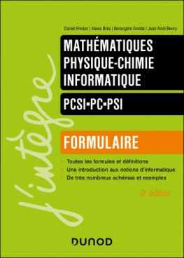 Formulaire PCSI-PC-PSI