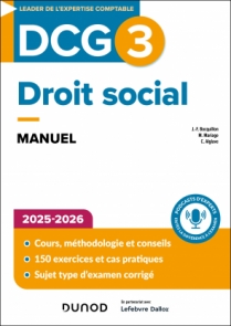 DCG 3 - Droit social - Manuel 2025-2026