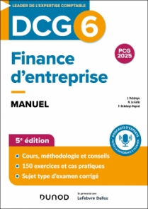 DCG 6 Finance d'entreprise - Manuel