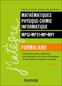 Formulaire MPSI-MP2I-MP-MPI