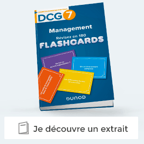 Extrait de "DCG 7 - Management - révisez en 180 flashcards !"