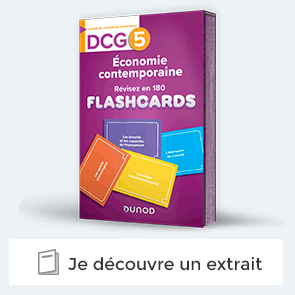 Extrait de "DCG 5 - Économie contemporaine - révisez en 180 flashcards !"