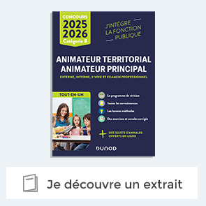 Fiche livre : Concours Animateur territorial, animateur principal