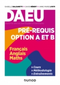 DAEU - Pré-requis Options A et B - Français, Anglais, Maths