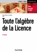 Toute l'algèbre de la Licence