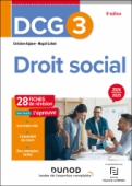 DCG 3 - Droit social - Fiches 2024-2025