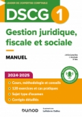 DSCG1 - Gestion juridique, fiscale et sociale - Manuel 2024-2025