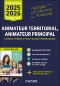 Concours Animateur territorial, animateur principal 2025-2026