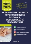 Le Grand Livre des tests psychotechniques 2025-2026