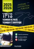 Concours TPTS  - Technicien Police technique et scientifique - 2025-2026