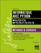 Informatique avec Python - Méthodes et exercices - MPSI-PCSI-PTSI-MP-PC-PSI-PT-TSI-TPC-TB