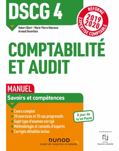 Dscg 4 Comptabilité Et Audit Réforme Expertise Comptable - 