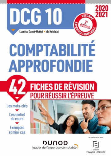 Dcg 10 Comptabilite Approfondie Fiches De Revision Livre Et Ebook Dcg De Ida Holcblat Dunod