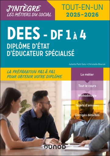 DEES - DF 1 à 4 - Diplôme d'État d'éducateur spécialisé