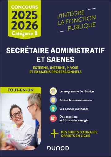 Concours Secrétaire administratif et SAENES 2025-2026