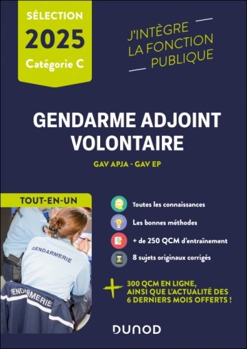 Epreuves de sélection Gendarme adjoint volontaire 2025