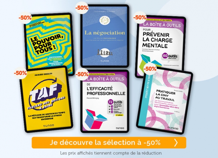 Sélection d'ebook à -50% en efficacité professionnelle