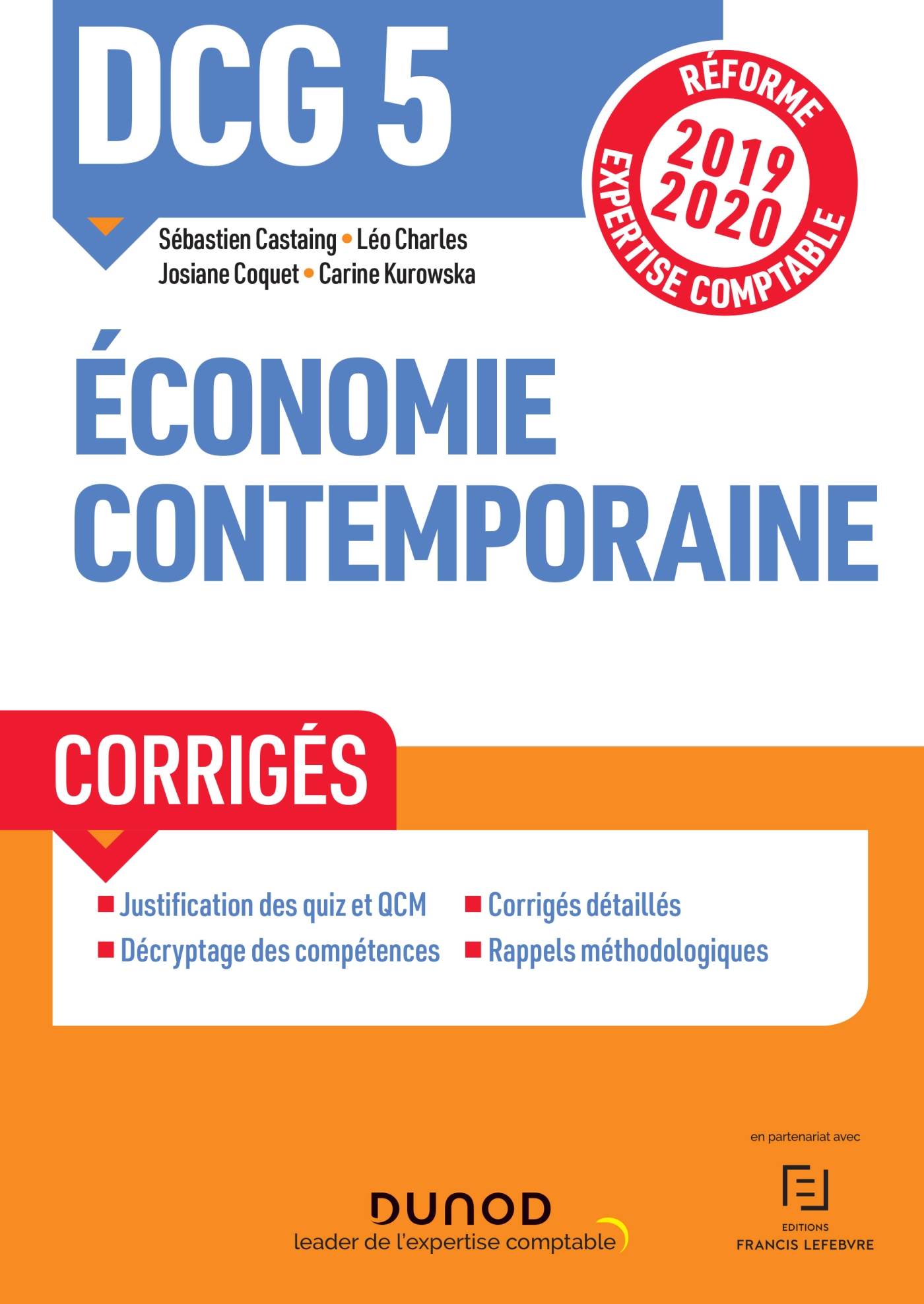 Dcg 5 Economie Contemporaine Corrigés Réforme Expertise - 